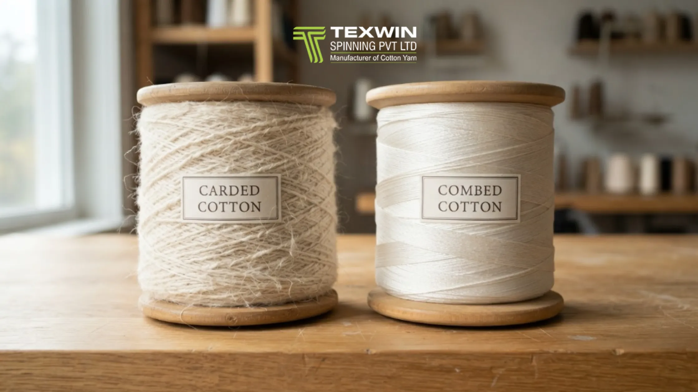 Combed vs Carded Cotton Yarn: Key Differences Explained
